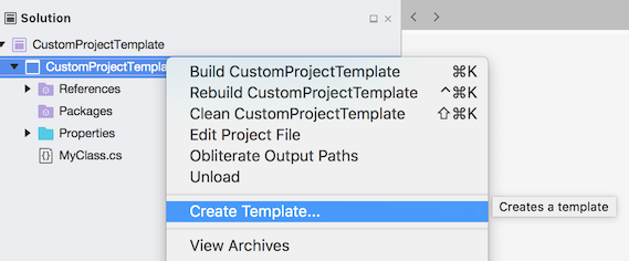 install new templates in visual studio for mac 2017